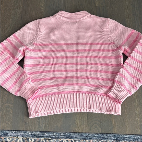 Tutto sweater 100% cotton pink lemonade combo never worn EUC - Picture 4 of 5